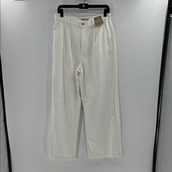 Madewell Women's The Harlow Wide-Leg Jean - White - 28 - New with tags - Picture 1 of 11